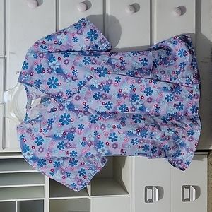 Floral ScrubTop